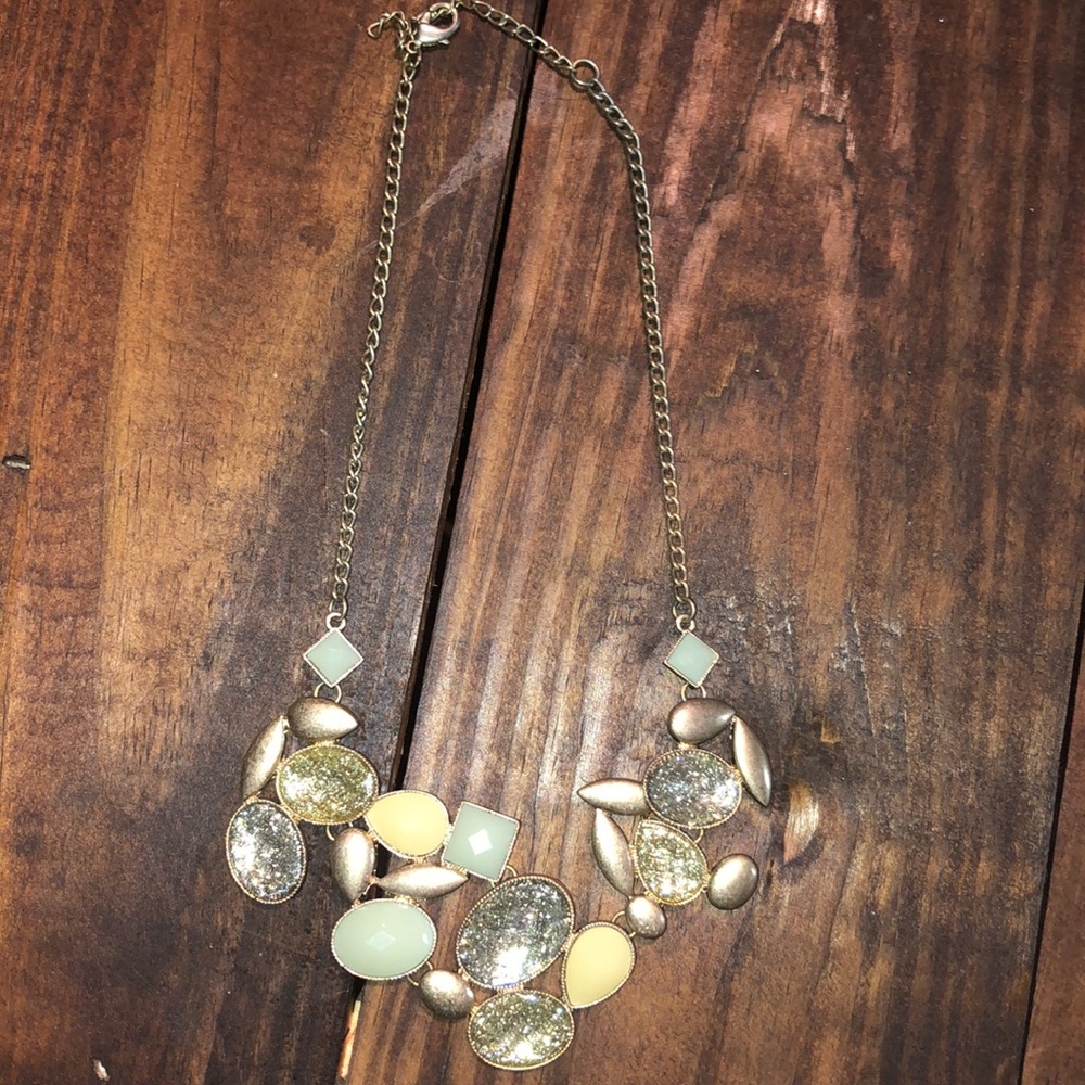 Beautiful blue and sea green necklace